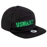 Black Hip Hop DJ Sports Summer Sunshade Hat Men's and Women's Bars Show Bluetooth led Advertising Display Hat